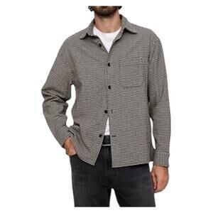Banana Republic Relaxed Fit Flannel Overshirt Organic Cotton XL Tall Campcore